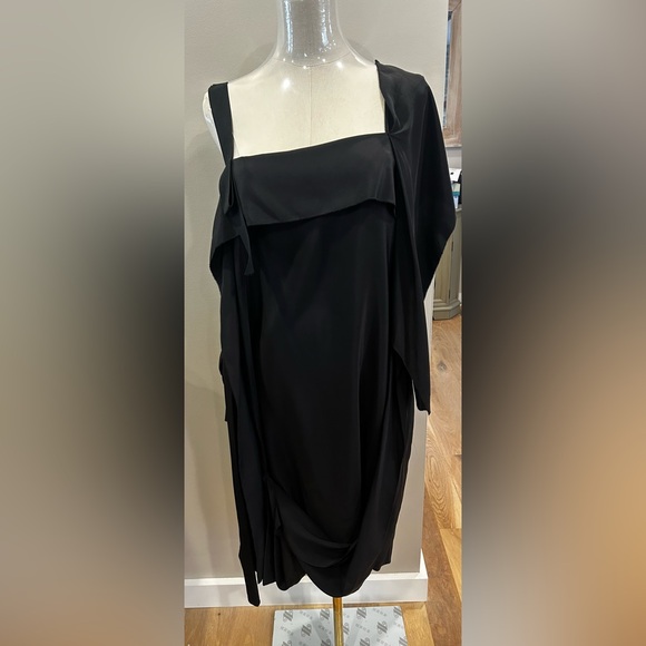 Vera Wang avant garde stretch silk dress - Picture 8 of 11